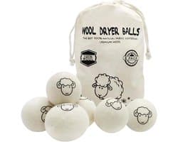 16 stuks drogerballen, 3 cm wollen ballen voor droger, drogerballen van vilt, herbruikbaar, ballen voor wasdroger, wasverzachter