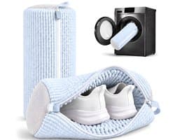 BOTC Waszak schoenen - 2 stuks - Herbruikbaar - Wasmachine&Droger - voor Sneakers en Tennisschoenen - Lichtblauw