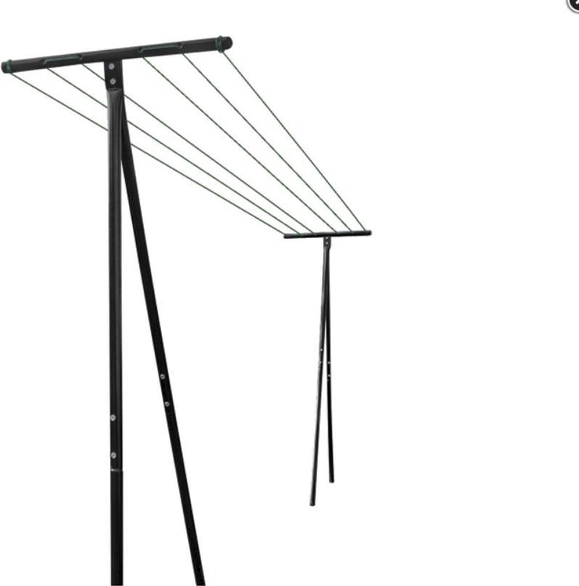Set van 2 droogpalen + 60M draad inbegrepen — afbeelding 1