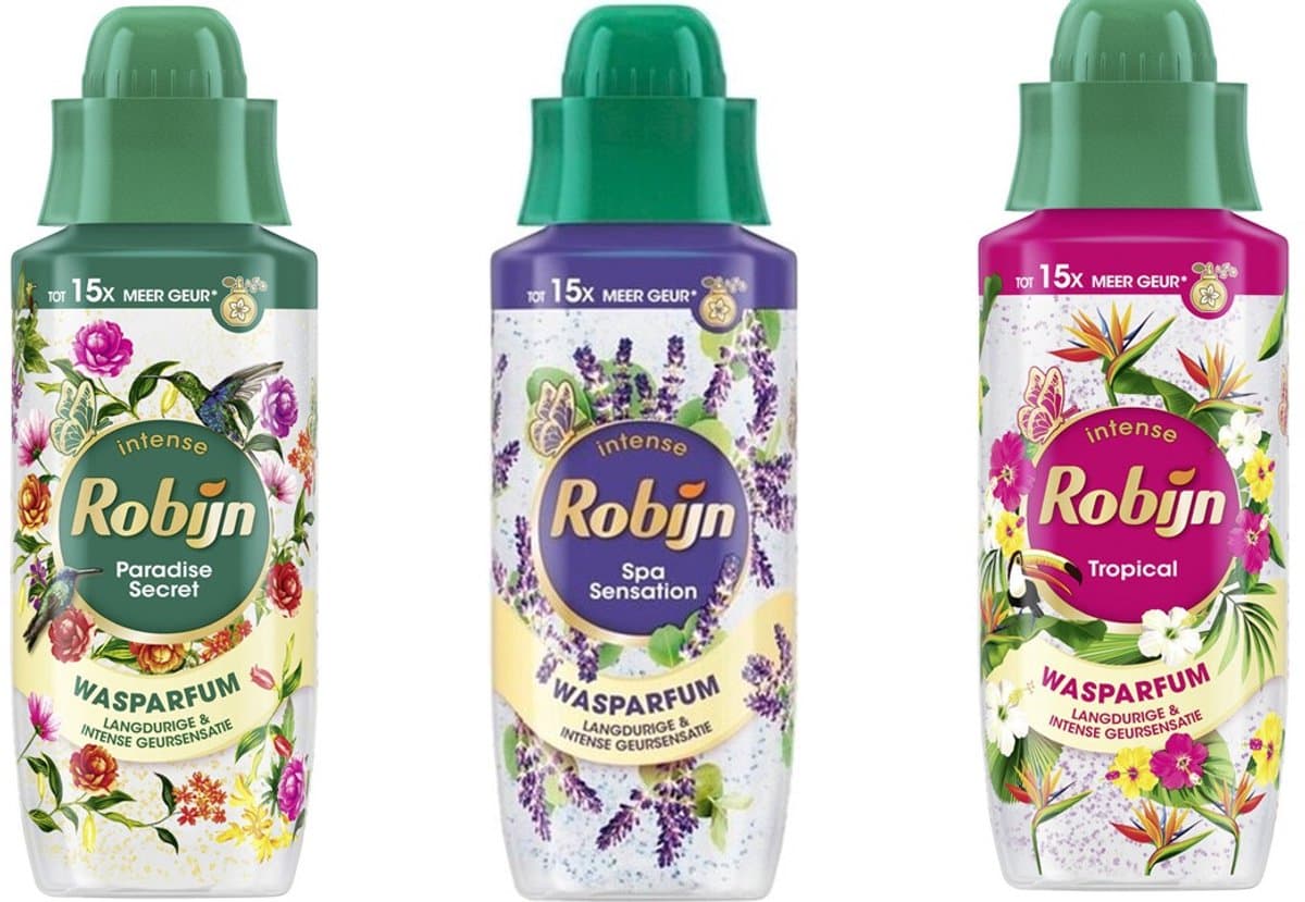 Robijn Wasparfum Try Out - Tropical / Spa Sensation / Paradise Secret — afbeelding 1