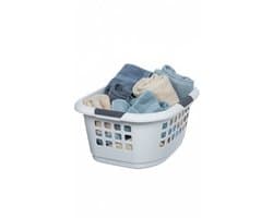 Benson Wasmand extra groot - wit - kunststof - 51 liter - 67 x 47 x 27 cm - ruime wasmanden