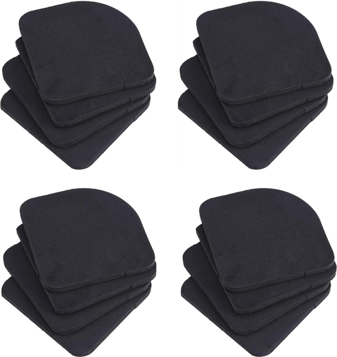 Trillingsdempers wasmachine - Wasmachine voetjes anti trilling vibratie dempers - 16 stuks - Voetjes wasmachine & droger - Anti trillings / vibratie dempers pads - Antislip rubber - Extra dik - Antislipmat — afbeelding 1