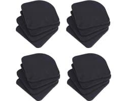 Trillingsdempers wasmachine - Wasmachine voetjes anti trilling vibratie dempers - 16 stuks - Voetjes wasmachine & droger - Anti trillings / vibratie dempers pads - Antislip rubber - Extra dik - Antislipmat