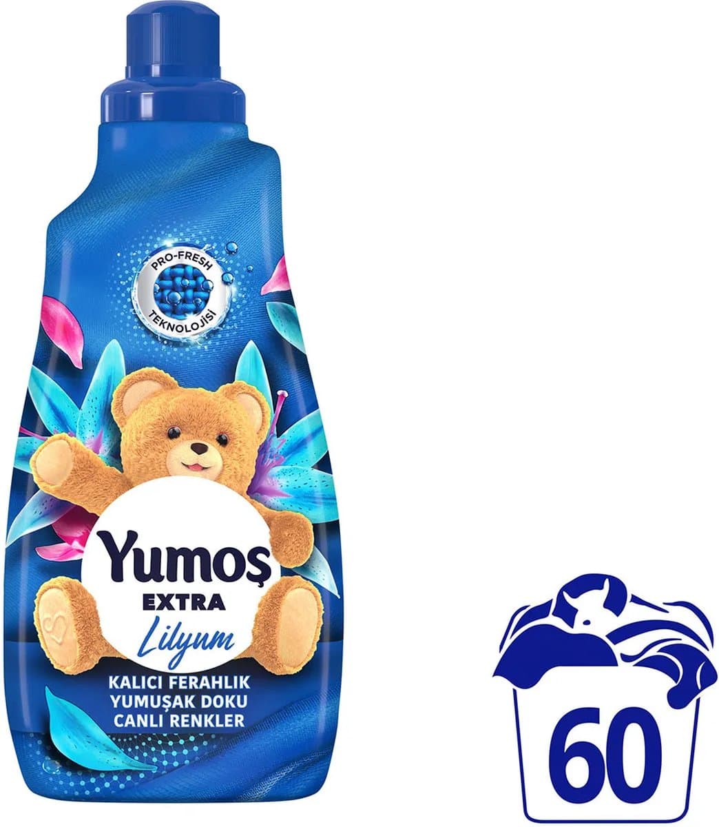 Yumos Wasverzachter Extra Geconcentreerd Lilium 1440 ml - 60 Wasbeurten — afbeelding 1