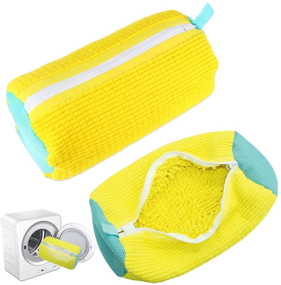 Solidchoice - Waszak voor Schoenen, 2 Stuks, Anti-Vervorming en 360° Reiniging — afbeelding 1