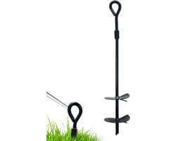 Grondankers Tentharingen - Zware Haringen - Buiten Verankeren - Gietijzeren Constructie - 40 cm - Zwart