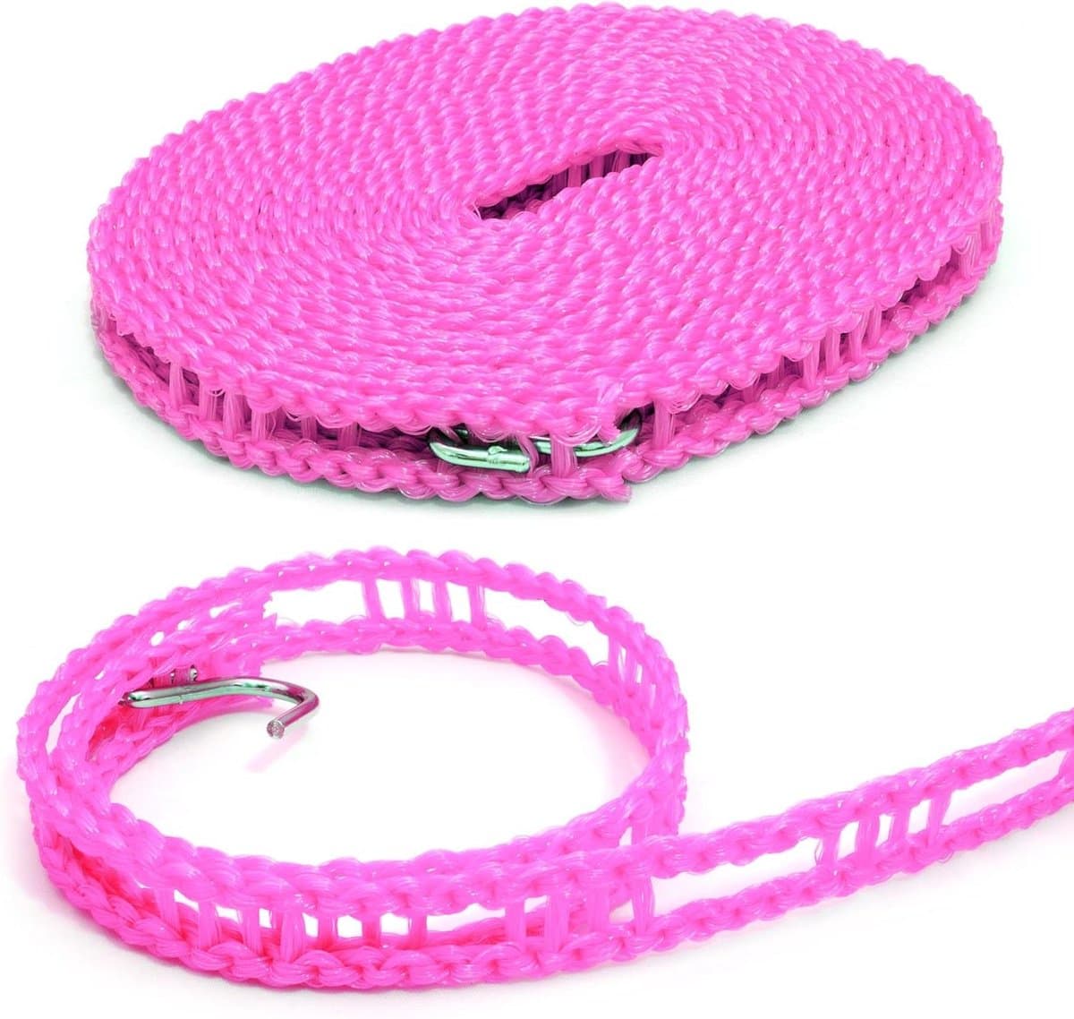 Waslijn Nylon - Kledinglijn Standaard - Buiten Wassen - Anti-slip Lijn - 5 meter - Roze — afbeelding 1