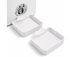 2 stuks - Afvoerbak voor wasmachine - 17,8 ×17,8cm - 3D-geprinte waterdichte bak - Lekbak wasmachine - Wateropvang - Afvoer - Wasmachine Wateropvangbak - Opvangbak tegen lekkage - universele opvangbak voor filterreiniging