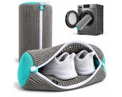 BOTC Schoenwaszak - Waszak voor schoenen - 2stuks - Herbruikbaar - Wasmachine&Droger - voor Sneakers en Tennisschoenen- Grijs/Blauw — afbeelding 1