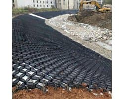 Grondstabilisatie Raster - Oprit Stabilisator - Oprit Versterken - Hoge Treksterkte - 5 cm Hoog - Zwart