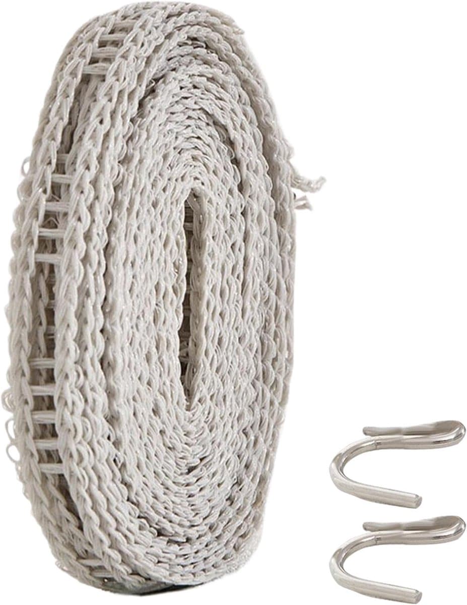 Winddichte Waslijn - Reis Hanger Touw - Buiten Drogen - Speciaal Winddicht Ontwerp - 500 cm Lengte - Grijs — afbeelding 1