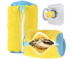 Dailygoods- Schoenwaszak 360° rondomreiniging - Waszakken voor wasgoed - Herbruikbare waszak - Zacht materiaal - Scheurvast en duurzaam