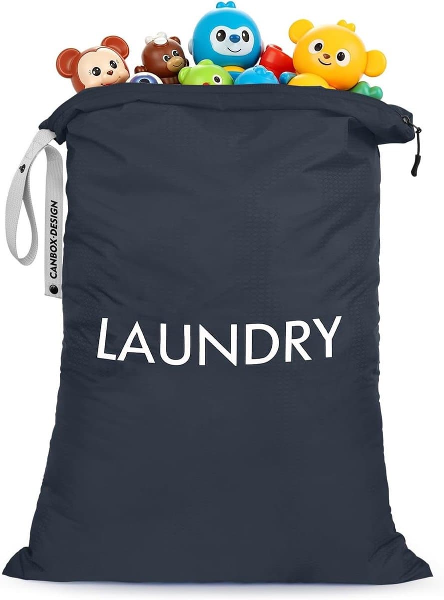 Waszak 50 x 70 cm, Grote Capaciteit, Waterdicht en Vouwbaar, Ideaal voor Reizen, Kamperen en Vakanties — afbeelding 1
