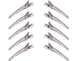 10 Stuks Zilveren Metalen Haarspelden voor Kapsels en Knutselen