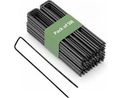 Grondankers voor Bevestiging van Onkruidbestrijding en Vloerdekzeilen - 100 Stuks 200x30mm