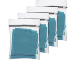 Set van 4 kleine waszakken voor delicate kleding - 30 x 20 cm - ideaal voor lingerie, ondergoed, sokken - waszakjes voor mini wassen - duurzaam en handig voor op reis.
