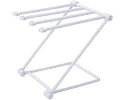 Aanrecht Handdoekhouder - Vaatdoekrek Keukenrek - Keuken Organiseren - Verticale Opslag - 20x20x1cm - Lichtgrijs