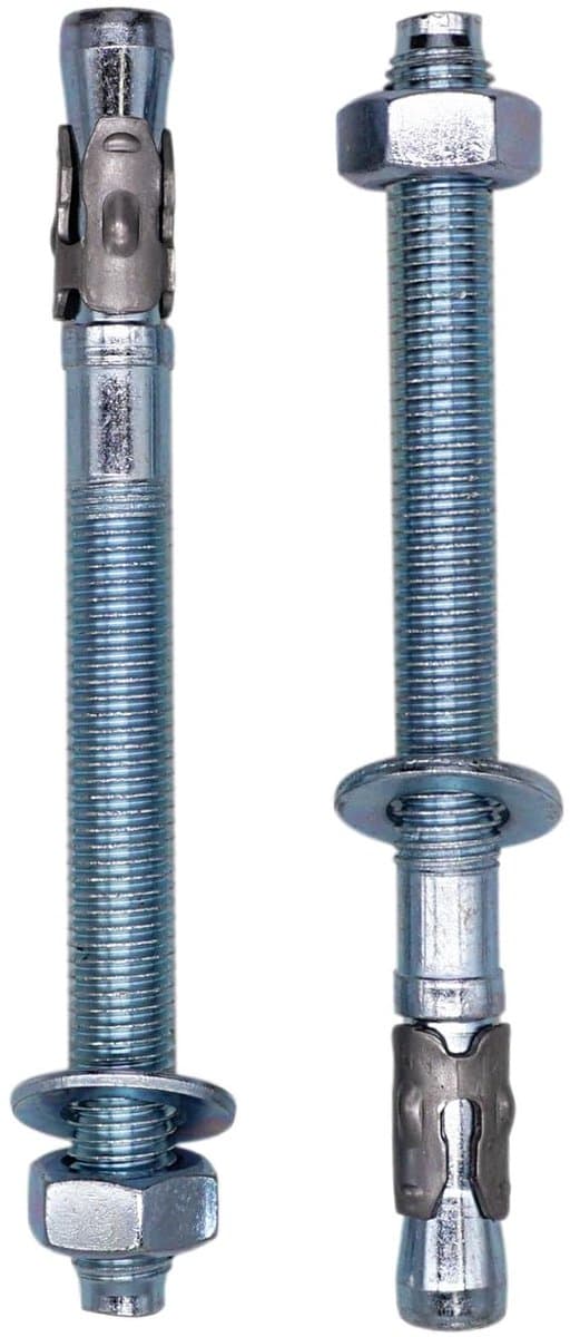 Wigankers Metaal - Pluggen Bouten - Stevig Bevestigen - Verzinkt Staal - M14 x 140 mm — afbeelding 1