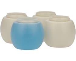 4 x Gerecyclede Wasbol 230ml - 65 Graden - Doseerbol Vloeibaar Wasmiddel Wasmachine - Gerecycled plastic - tot 70% minder Co2 uitstoot - Niet Breekbaar - Wasbol tot 65 graden - 4 stuks