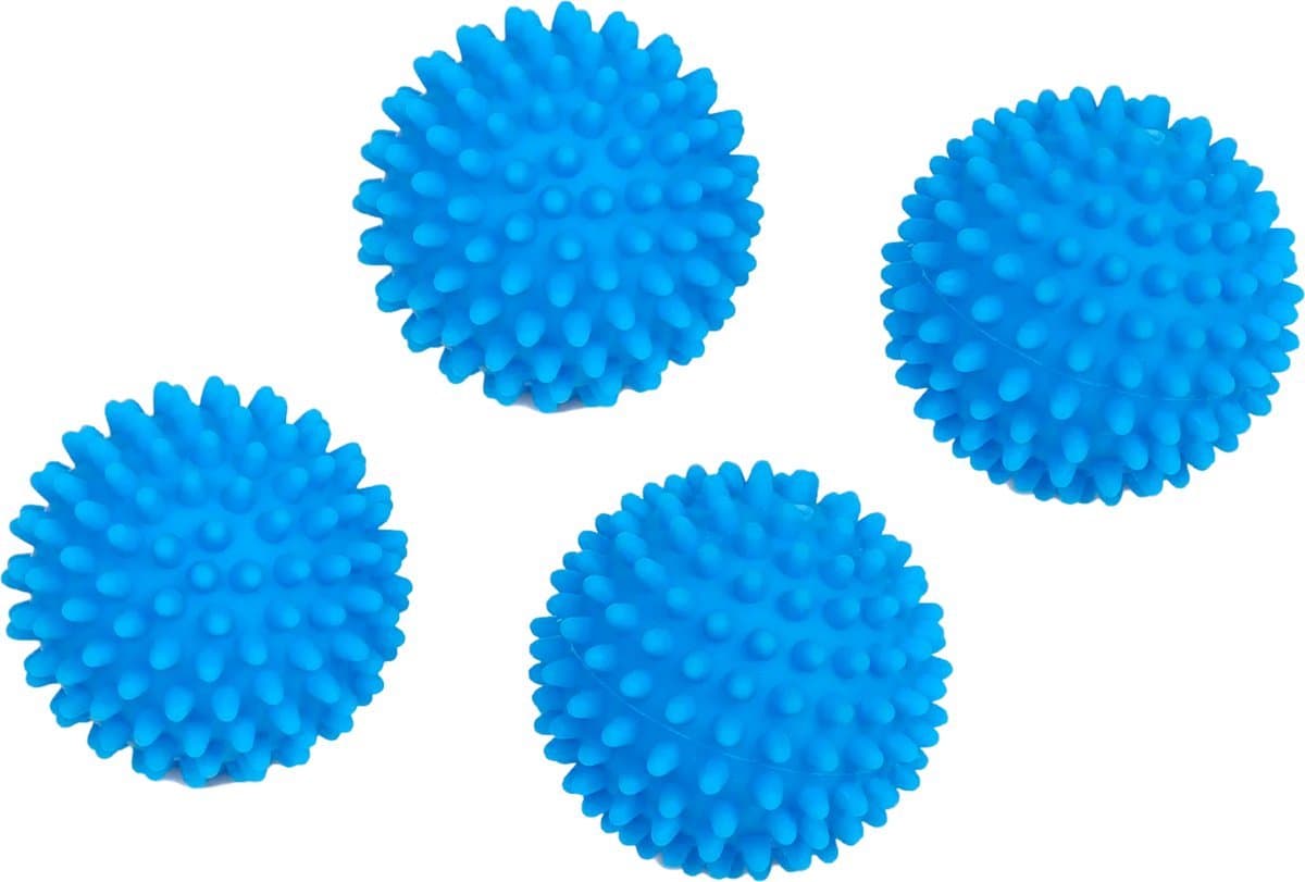 4x Wasdrogerballen - Drogerballen - Wasdroger Droogballen – Wasbol – Was bal – Wasdroger - Wasballen - Ballen — afbeelding 1