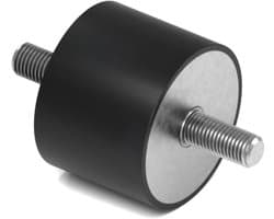 Rubbermagazijn - Trillingsdemper Type A 40x30mm - M8 - Set 10 stuks