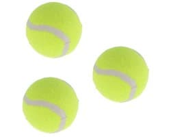 Cepewa drogerballen/wasbollen - 3x stuks - tennisballen - voor zachte/kreukvrije was - wasdroger ballen