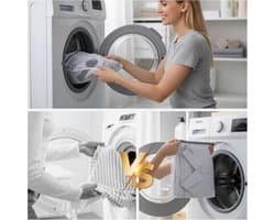 Kleine Gaaswaszakken - Polyester - Duurzaam en Stevig - Rits Ontwerp - Voor Delicate Kleding