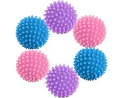 6 stuks drogerballen, droogballen, donsjas, drogerballen voor droger, herbruikbaar, verbetert de wasprestaties, geschikt voor droger en wasmachines/B
