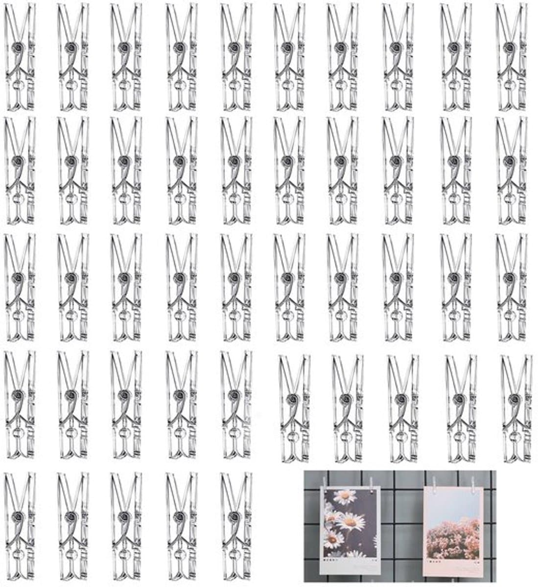 Dailygoody - Kleine Foto Clips - Mini Clear Pinnen - Perfect voor — afbeelding 1