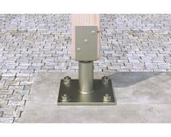 Stalen Anker - Bevestigingsanker - Binnenshuis Montage - Verlaagde Ankerdiepte - 1 Stuk - Verzinkt
