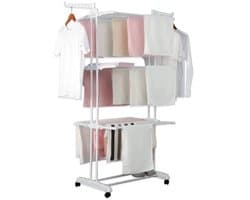 HG8034-WHT Multifunctioneel droogrek, 20 m, wit, Wit, Eén maat