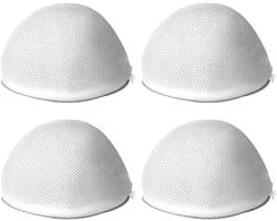 Wasnet voor delicate was, 4 stuks, 18 x 19 cm, waszak voor ondergoed, waszak voor lingerie, kleine waszakken voor veilig wassen