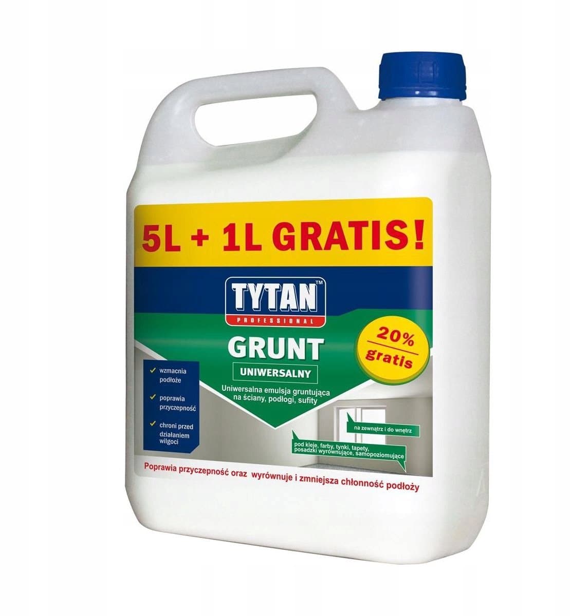 Selena Tytan Professional Serie - Universele Grondlaag - 6L - Inclusief Extra 1L - Geschikt voor Binnen en Buiten — afbeelding 1