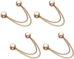 kledingclips, 4 stuks verwijderbare kledingclip, multifunctionele magnetische pinnen voor vest, hijab manchet zoom, Zinklegering, Koper, Magneet
