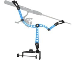 Hengelhouder Grond - Paalhouder Boot - Vissen Stabiliseren - Verstelbare Hoek - 121 ponden - Blauw