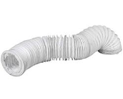 Flexibele PVC Ventilatieslang Ø 150mm - 1 meter - Afvoerslang voor Droger, Airconditioning, Afzuigkap - Versterkt met Staaldraad