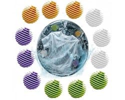 Wasballen voor wasdroger en wasmachine - Set van 8 herbruikbare droogballen - Verkort droogtijd, vermindert kreukels en pluis - Geschikt voor alle stoffen