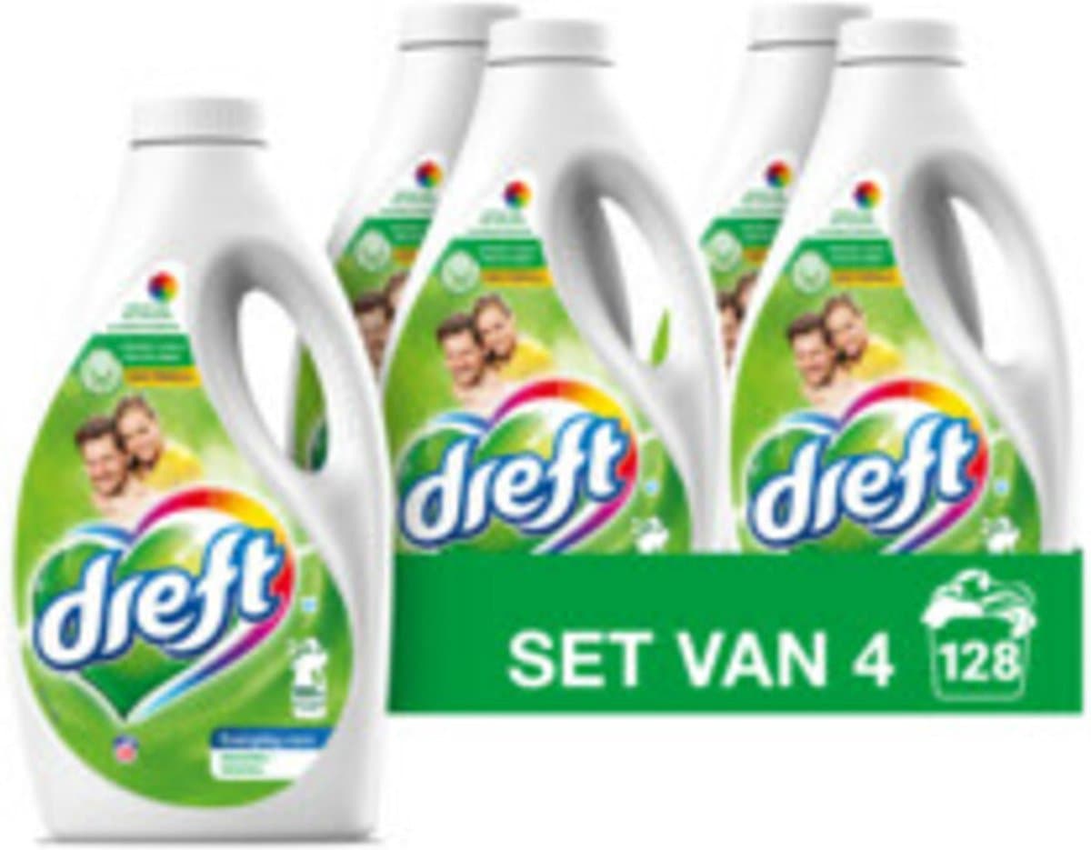 Dreft Vloeibaar Wasmiddel Origineel 32 Wasbeurten - 4 x 1,4 liter - Voordeelverpakking — afbeelding 1