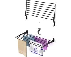 Goodivery ® Ruimtebesparend Inklapbaar Wasrek voor Binnen en Buiten, Gemaakt van Aluminium en Staal