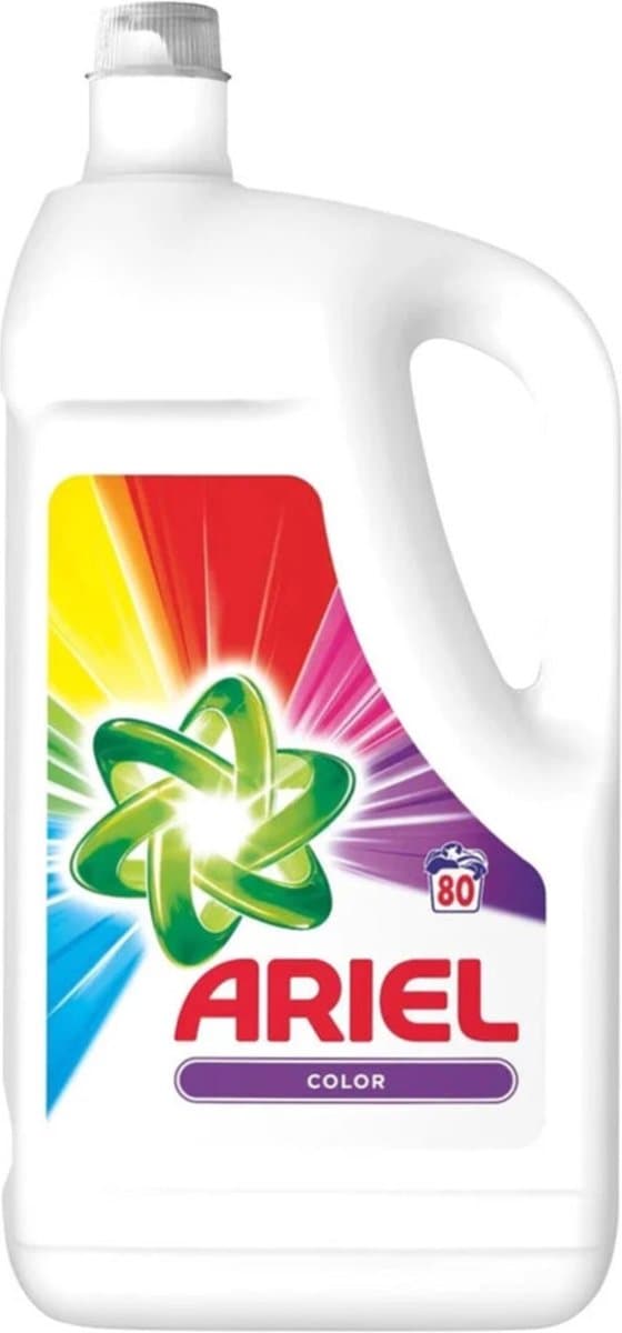 Ariel Wasmiddel Color Cold & Short 80 Wasbeurten - 4 x 2,64 liter - Voordeelverpakking — afbeelding 1