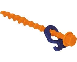 12 stuks schroefharingen voor zachte tot harde vloeren - 20 cm grondschroeven - camping en outdoor tentaccessoires