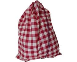 Bluvardi katoenen waszak -XXL-Heavy Duty - met trekkoord - Rood