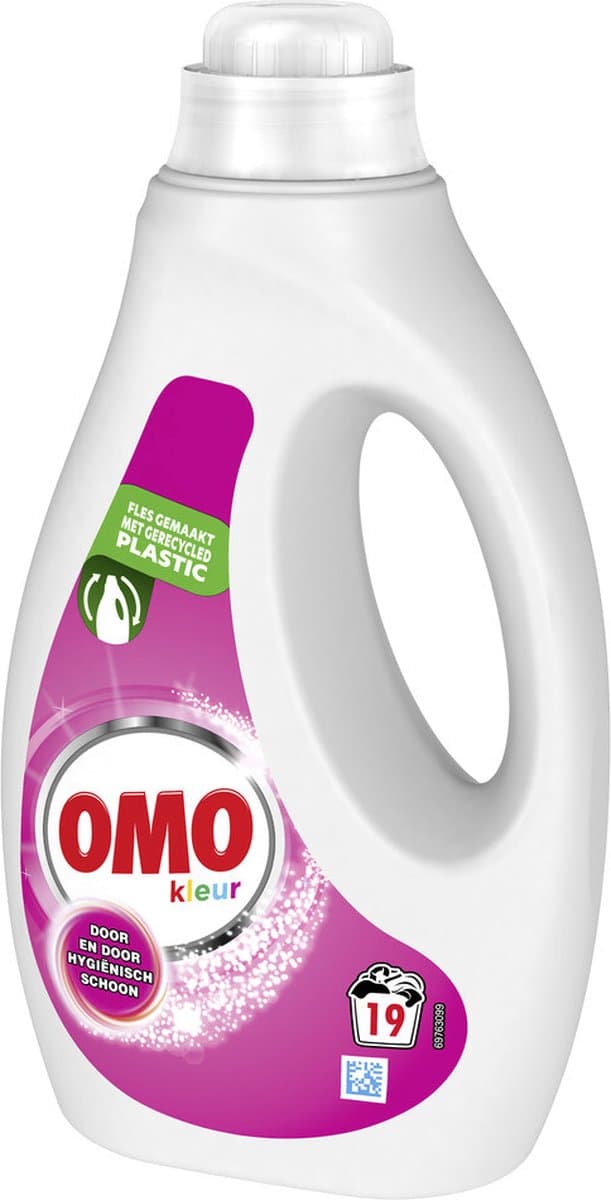 OMO Vloeibaar Wasmiddel - Kleur 19 Wasbeurten - 950 ml — afbeelding 1