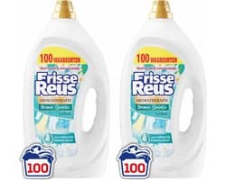 Witte Reus - Wasmiddel Frisse Reus Gel Lotus 100 Wasbeurten - 2 x 4,5 liter - Voordeelverpakking