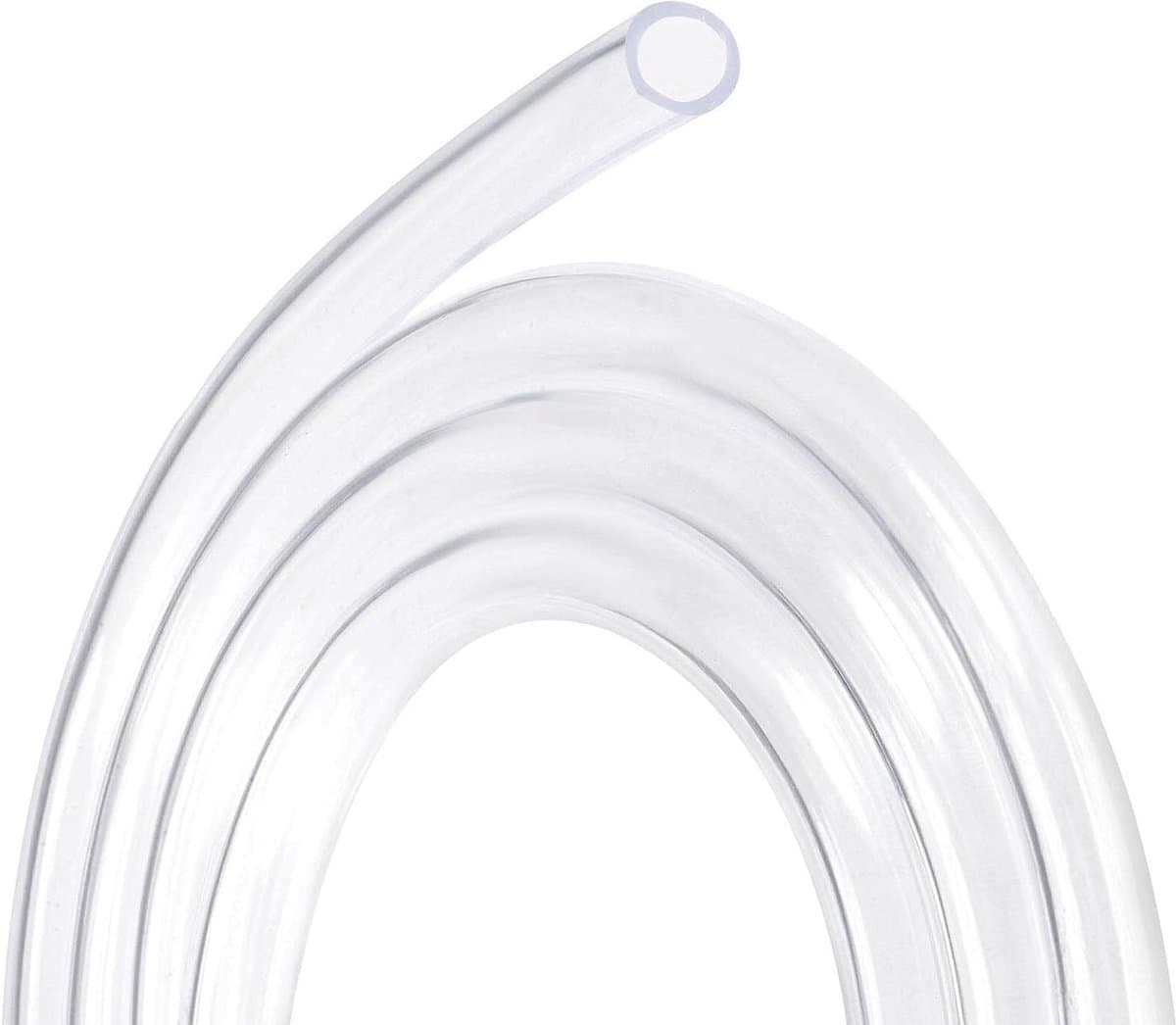 Duidelijke PVC vinyl slang van 10mm binnen- en 12mm buitendiameter, 1m lang, voedselveilig en flexibel voor water, olie, lucht en tuinirrigatie — afbeelding 1