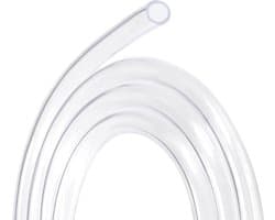 Duidelijke PVC vinyl slang van 10mm binnen- en 12mm buitendiameter, 1m lang, voedselveilig en flexibel voor water, olie, lucht en tuinirrigatie