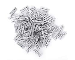 Houten Decoratieve Clips - Wasknijpers Decoratie - Foto's Ophangen - Glad Oppervlak - 300 Stuks - Natuurlijk Hout