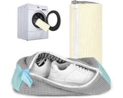Schoenwaszakken voor de wasmachine - 2 stuks, ideaal voor het reinigen van schoenen, waszak voor sportschoenen en onderhoud van leren schoenen