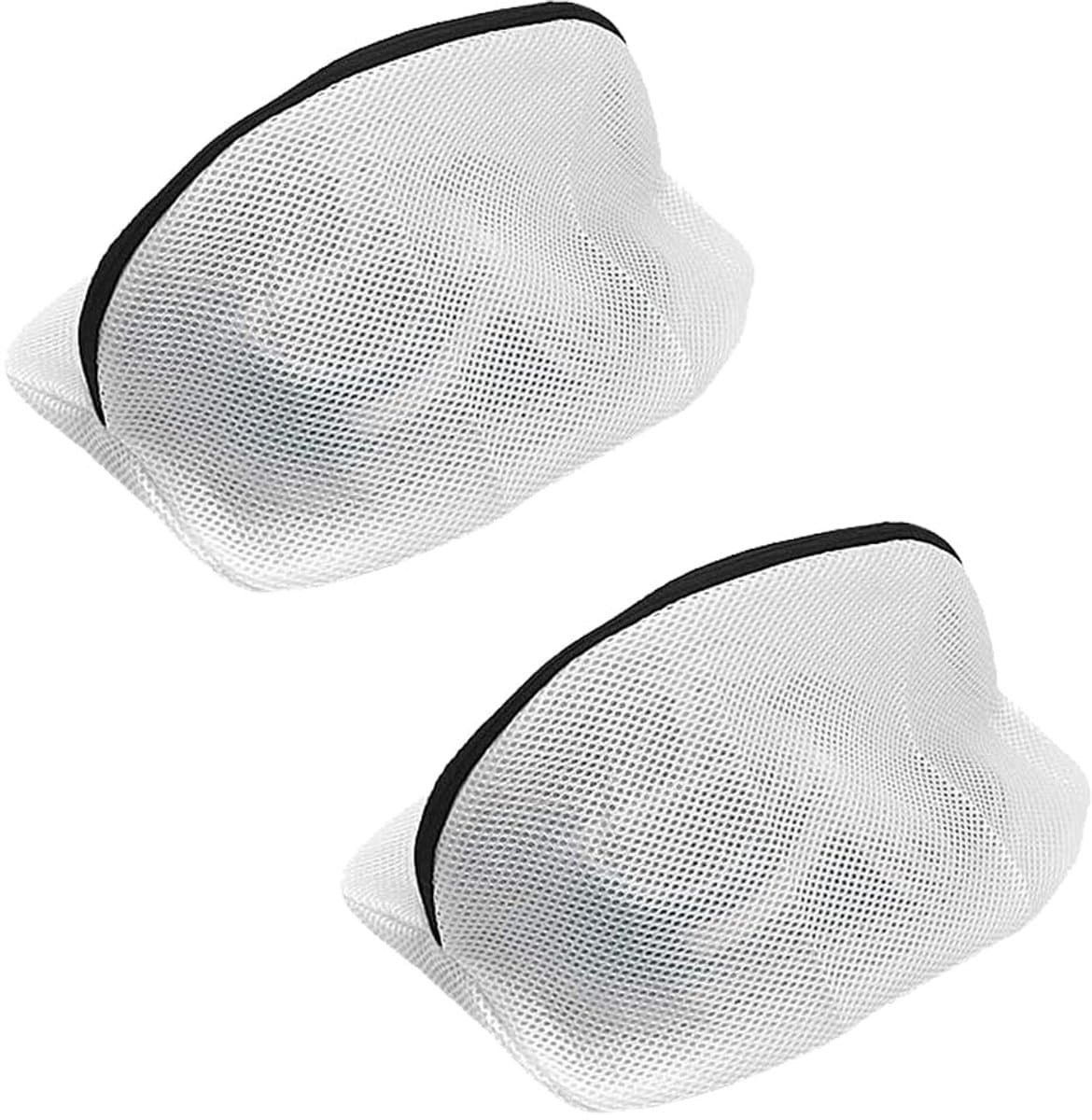 Dailygoody - Pack van 2 Schoenwasnetjes met Rits voor Sneakers en Ondergoed - Ideaal voor Reis en Was — afbeelding 1
