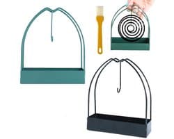 Dailygoods- Muggenspoelhouder - Draagbare/Hangende Muggenspoelhouder - 2 Stuks - Voor Binnen/Buiten - Inclusief Reinigingsborstel - Geschikt voor Outdoor Gebruik - Muggenspoel